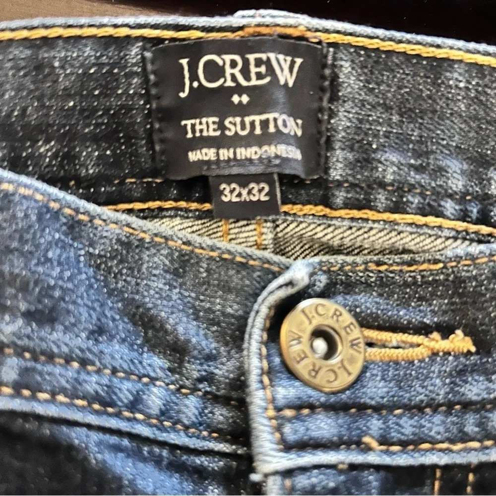 J. Crew Sutton Slim Straight Men’s Jeans with Classic Indigo Style SZ 32